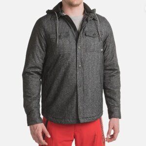 NEW SAGA INSULATED HOODED FLANNEL JACKET MENS